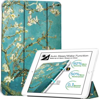 DuraSafe Cases Flip Cover for iPad PRO 9.7 Inch [ Pro 9.7 2016 ] Magnetic Dual Angle Stand with Honeycomb Pattern Printed Case