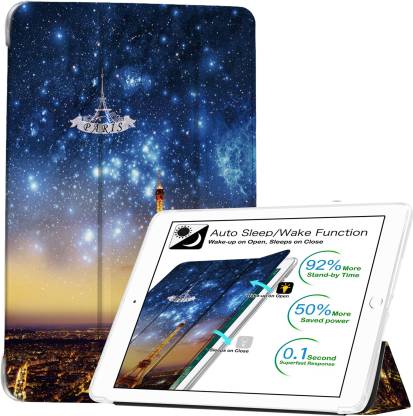 DuraSafe Cases Flip Cover for Apple iPad 9.7 Inch 2014 Air 2 Generation [ Air 2nd ] Magnetic Dual Angle Stand Printed Cover