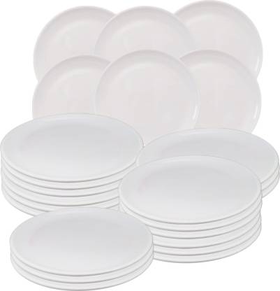 Urmila Plastic Plain Round, Round Plastic Serving Plates