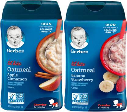 Gerber Lil Bits Baby Cereal Oatmeal Apple Cinnamon Lil Bits Cereal Combo Cereal Price In India Buy Gerber Lil Bits Baby Cereal Oatmeal Apple Cinnamon Lil Bits Cereal Combo
