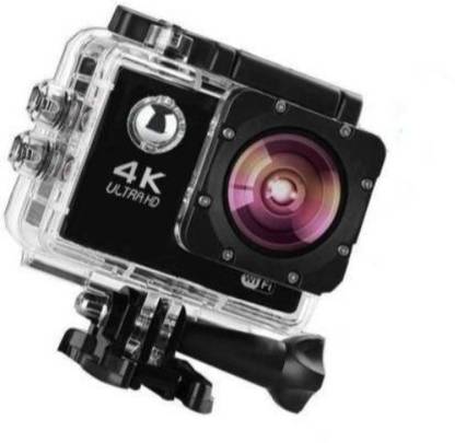 M-Fit 4K Waterproof Wifi Wide Angle 16 MP 4K Video Recording Camera 18 Sports & Action Camera (Black) thumbnail
