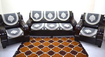 KINGLY Chenille Abstract Sofa Cover