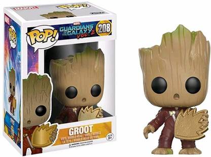 Funko Pop Vinyl Marvel Guardians Of The Galaxy Vol 2 Baby Groot With Shield Exclusive Figure Pop Vinyl Marvel Guardians Of The Galaxy Vol 2 Baby Groot With Shield Exclusive Figure