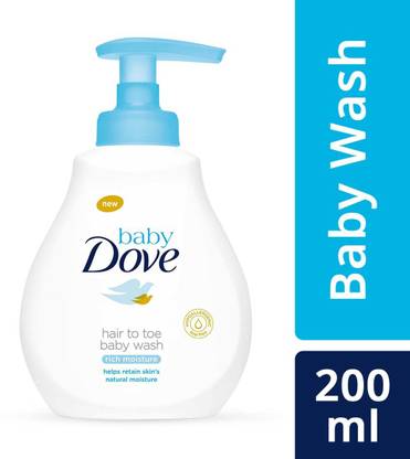 Baby Dove Rich Moisture Hair To Toe Baby Wash Buy Baby Dove Rich Moisture Hair To Toe Baby Wash At Low Price In India Flipkart Com