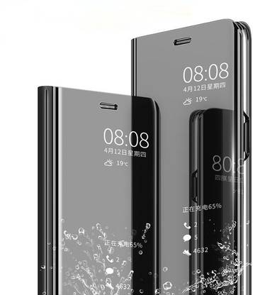 Mobilooks Flip Cover For Samsung Galaxy Note 10 Mirror Flip Cover Semi Clear View Kickstand Sensor Flip Is Not Working Mobilooks Flipkart Com
