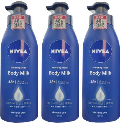 NIVEA Nourishing Lotion Body Milk 400ml *3