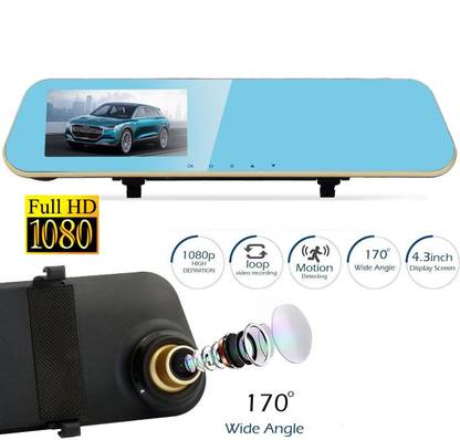photo Car Front View Camera India cave rj 323 dvr dash camera car dvr mirror full hd 1080p 4 3 inch dual lens with rear view camera auto video recorder registratory rj 323 vehicle