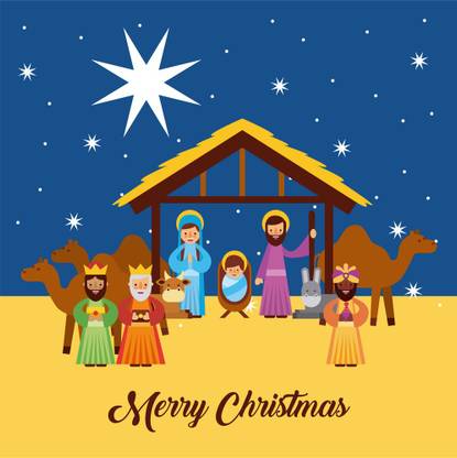 Religious Christmas Images Large Print Merry Christmas At Night Jesus Sticker Poster Religious Poster Christian Poster Size 12x18 Inch Paper Print Religious Posters In India Buy Art Film Design Movie Music Nature And Educational Paintings Wallpapers At Flipkart Com