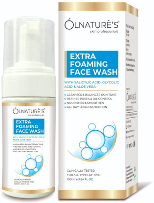 olnature foam face wash