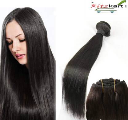 Ritzkart WOMEN HUMAN HAIR WEFT Hair Extension Price in India - Buy Ritzkart  WOMEN HUMAN HAIR WEFT Hair Extension online at 