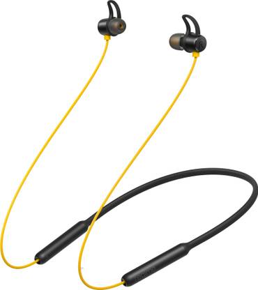 Realme Buds Wireless Bluetooth Headset with Mic  (Yellow, In the Ear) thumbnail