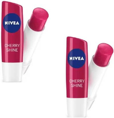 Nivea Cherry Shine Lip Balm 2 Pc X 4 8 Gm Cherry Price In India Buy Nivea Cherry Shine Lip Balm 2 Pc X 4 8 Gm Cherry Online In India Reviews Ratings Features Flipkart Com