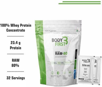 BodyFirst BF-RAW-80 Whey Protein Price in India - Buy ...