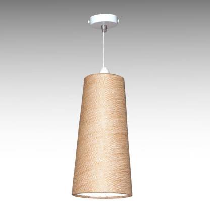 Woodooz Home Decor Jute Conical Hanging, Hanging A Lampshade From Ceiling