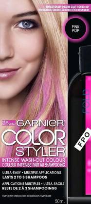 Garnier Hair Color Color Styler Intense Wash Out Color Pink Pop Cat 264 Pink Price In India Buy Garnier Hair Color Color Styler Intense Wash Out Color Pink Pop Cat 264