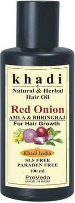 KHADI Red Onion Amla & Bhringraj fast hair growth Oil with best oils for anti-hair fall Hair Oil - Price in India, Buy KHADI Red Onion Amla & Bhringraj fast hair growth KHADI Red Onion Amla & Bhringraj fast hair growth Oil with best oils for anti-hair fall Hair Oil - Price in India, Buy KHADI Red Onion Amla & Bhringraj fast hair growth
