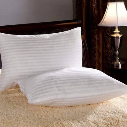 Indcrown Microfibre Solid Sleeping Pillow Pack of 2