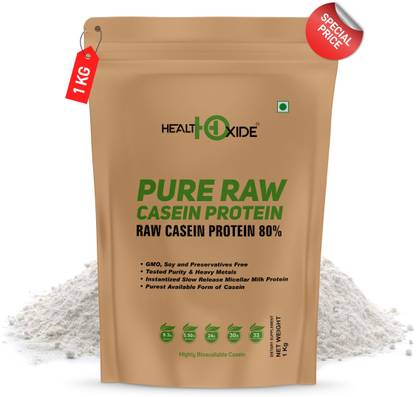 Healthoxide Pure Raw Casein Protein 80 Raw Unflavored 24 G Protein Per Serving A 1 Kg Casein Protein Price In India Buy Healthoxide Pure Raw Casein Protein 80 Raw