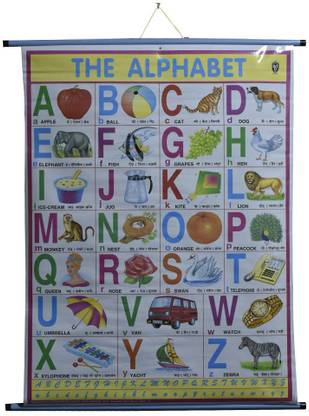 Craftwaft Rolled Chart Of The Alphabet Pipe Mounted Price In India Buy Craftwaft Rolled Chart Of The Alphabet Pipe Mounted Online At Flipkart Com