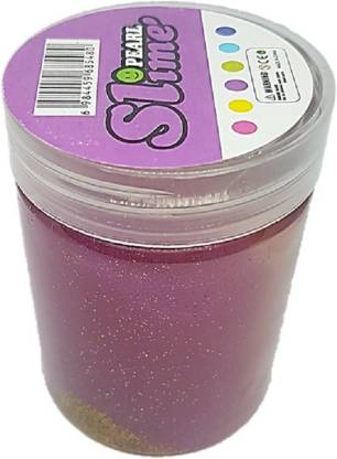 Aadmora Pearl Purple Glitter Mud Slime Kit set Putty Toy Purple Putty Toy
