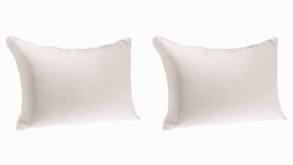 Soft Touch Polyester Fibre Solid Bed/Sleeping Pillow Pack of 2