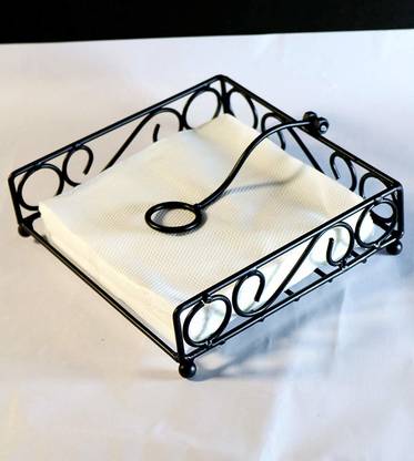 Worthy Shoppee Iron Napkin Holder For Dining Table Tissue Paper Stand Set Of 1 Napkin Rings Price In India Buy Worthy Shoppee Iron Napkin Holder For Dining Table Tissue Paper Stand
