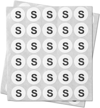 Sevensoft Developers S - Clothing Size Round Paper Labels for ...