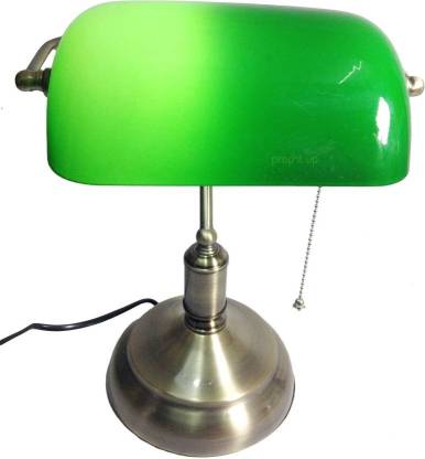 Reading Lamp Table, Bankers Table Lamp Antique Brass Finish