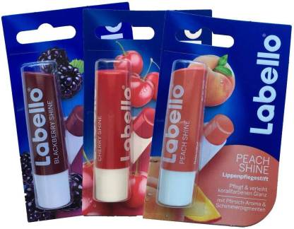Labello Blackberry Shine Cherry Shine Peach Shine Lip Balm Fruity Price In India Buy Labello Blackberry Shine Cherry Shine Peach Shine Lip Balm Fruity Online In India Reviews Ratings Features