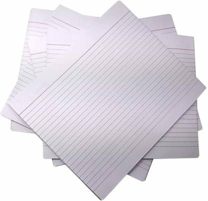Flipkart.com | clipper Exam sheets/Answer 100 Sheets BOTH SIDE RULED A4 80  gsm Ledger Paper - Ledger Paper