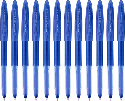 Pack of 3 Uni-Ball Signo TSI Thermo Sensitive Erasable Gel Ink Pens Blue Ink 6 Refills 