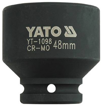 YATO YT-1098 Cold Forged CrMo 3/4 inch Drive Black Phosphated Surface  Hexagonal Impact Socket-48mm Socket Set Price in India - Buy YATO YT-1098  Cold Forged CrMo 3/4 inch Drive Black Phosphated Surface