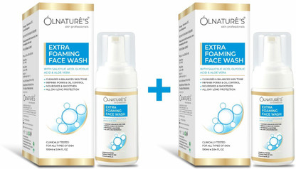 olnature foam face wash