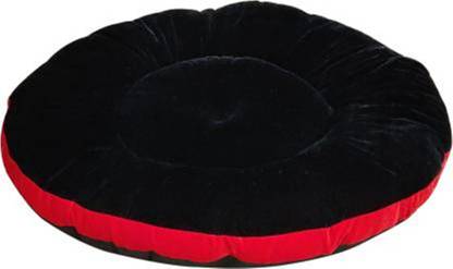RK PRODUCTS 01 BLACK WITH RED PATTI GADI S Pet Bed  (Black)