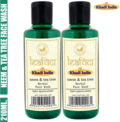 khadi neem & teatree face wash