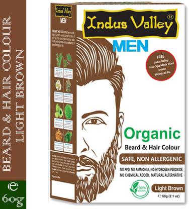 Indus Valley Men's 100% Organic Beard & Hair Color (Light Brown) , Light Brown - Price in India, Buy Indus Valley Men's 100% Organic Beard & Hair Color (Light Brown) , Light Indus Valley Men's 100% Organic Beard & Hair Color (Light Brown) , Light Brown - Price in India, Buy Indus Valley Men's 100% Organic Beard & Hair Color (Light Brown) , Light