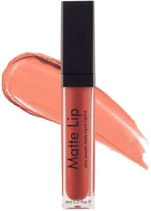 B W ALL BLACK Pure Matte Long Lasting Lip Gloss Light Orange