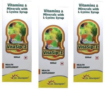 Dr Morepen Vitasip Z Vitamin Minerals With L Lysine Syrup Mix Fruit Price In India Buy Dr Morepen Vitasip Z Vitamin Minerals With L Lysine Syrup Mix Fruit Online At Flipkart Com