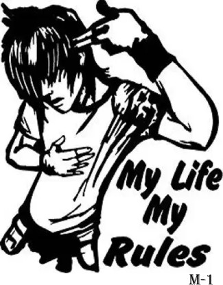 My Life My Rules   free tattoo lettering scetch