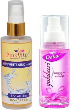Pinkroot Skin Whitening Face Wash With Dabur Gulabari Rose Glow Face Cleanser 100ml Price In India Buy Pinkroot Skin Whitening Face Wash With Dabur Gulabari Rose Glow Face Cleanser 100ml Online