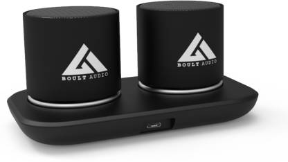 Boult Audio BassBox Vibe Portable 2.0 Wireless Bluetooth Speakers (Black)
