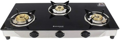 wonderchef 3 burner gas stove price