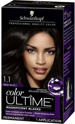 Schwarzkopf Ultime Hair Color Cream , Raven Black - Price in India, Buy Schwarzkopf  Ultime Hair Color Cream , Raven Black Online In India, Reviews, Ratings &  Features 