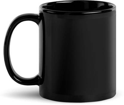 Sannu Creation Plain Black Coffee Tea Milk Ceramic Mug 350ml Ceramic Coffee Mug Price In India Buy Sannu Creation Plain Black Coffee Tea Milk Ceramic Mug 350ml Ceramic Coffee Mug Online At Flipkart Com