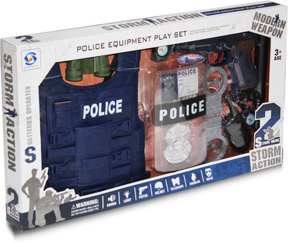 AKSHAT Police Set with Wearable Jacket 