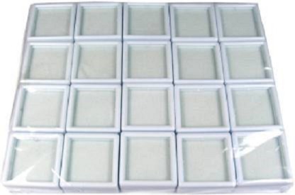 3x3cm 100Pc Gemstone Display Plastic Box Storage Container For Diamond Wholesale 