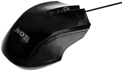 Jedel Gadin M51BLK Wired Optical Mouse (USB 2.0, Black)