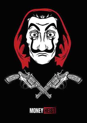money heist tv series poster for room office paper print