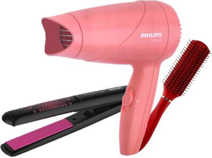 PHILIPS Hair Dryer + Straightener HP8303 + Flat Hair Brush Personal Care  Appliance Combo Price in India - Buy PHILIPS Hair Dryer + Straightener  HP8303 + Flat Hair Brush Personal Care Appliance