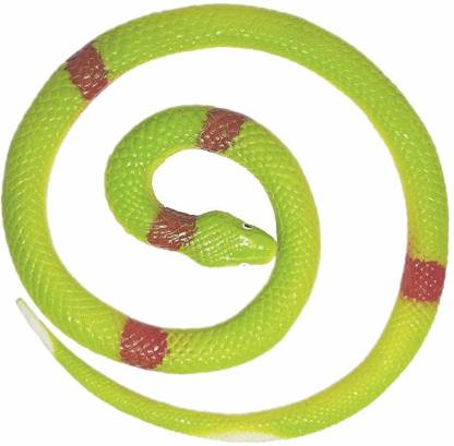 Zanco Snakes Toy Rubber Green Cobra Snake Toy - Snakes Toy Rubber Green ...